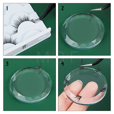 Fingerinspire K9 Glass Eyelash Extension Pads MRMJ-FG0001-08-1
