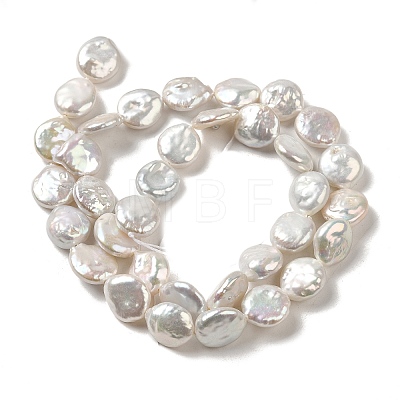 Natural Baroque Pearl Keshi Pearl Beads Strands PEAR-E016-007-1