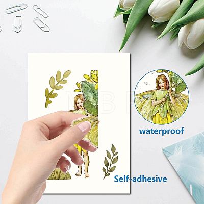 8 Sheets 8 Styles PVC Waterproof Wall Stickers DIY-WH0345-173-1