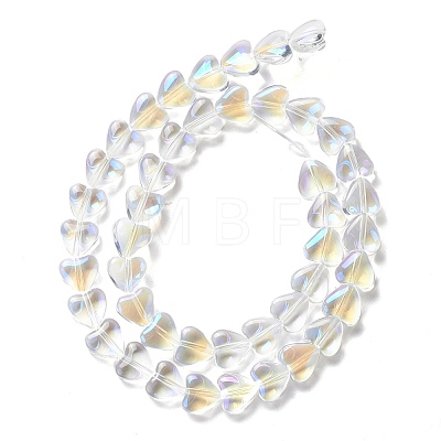 Transparent Glass Beads Strand GLAA-F112-01J-1