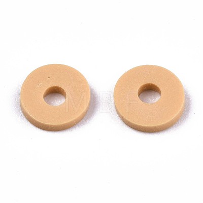 Handmade Polymer Clay Beads X-CLAY-Q251-6.0mm-32-1