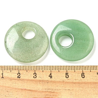 Natural Green Aventurine Pendants G-P547-01B-1