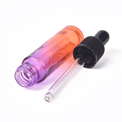 Two Tone Glass Dropper Bottles X-MRMJ-WH0056-89E-1