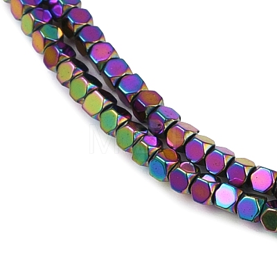 Electroplate Non-magnetic Synthetic Hematite Beads Strands G-I175-09-M-1