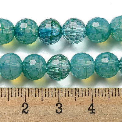 Baking Painted Glass Bead Strands GLAA-G116-02F-1