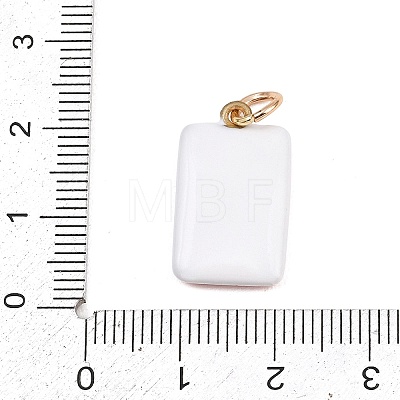 Brass Enamel Pendants ENAM-I087-01-1