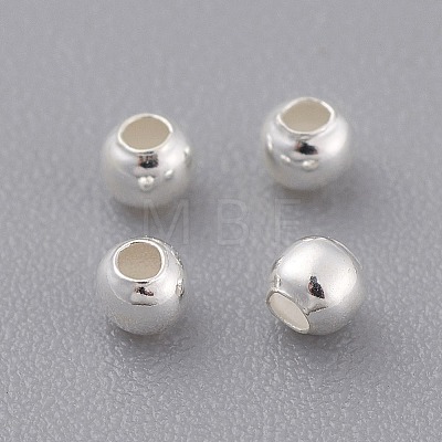 925 Sterling Silver Beads STER-A010-2mm-239A-1