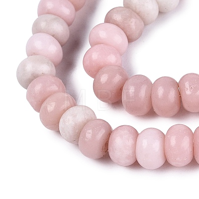 Natural Pink Opal Beads Strands G-L647-D13-4x6mm-01-1