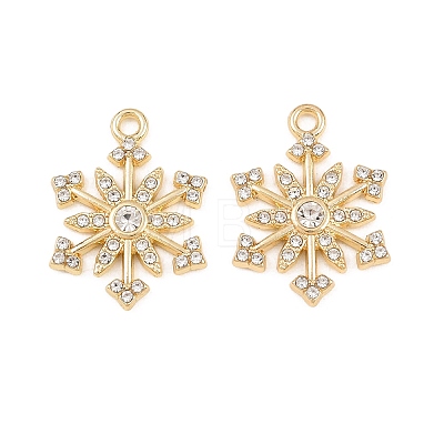 Christmas Alloy Rhinestone Pendants FIND-B059-06G-03-1