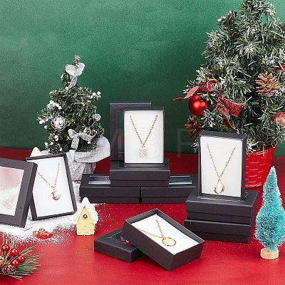 Rectangle Valentines Day Presents Packages Cardboard Jewelry Set Boxes LS-CBOX-NB0001-04-1