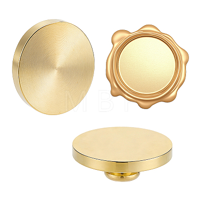 DIY Scrapbook Blank Brass Wax Seal Stamp Heads DIY-WH0899-902B-05-1