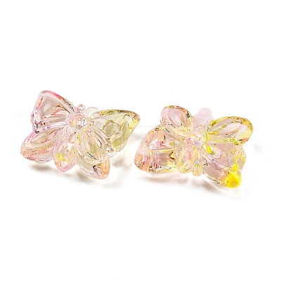 926Pcs Transparent Two Tone Acrylic Beads MACR-K359-17B-1