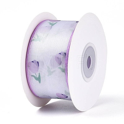 Single Face Printed Polyester Satin Ribbon SRIB-T009-05B-1