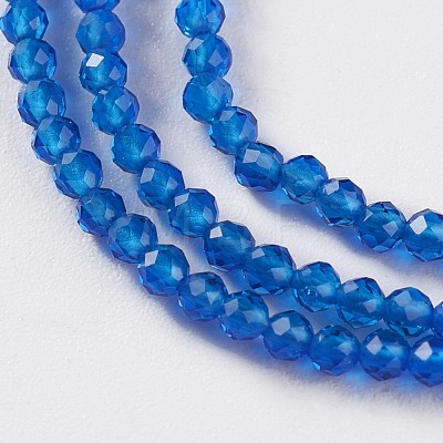 Glass Beads Strands EGLA-E057-02B-21-1