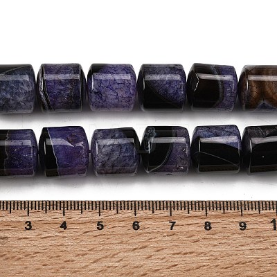 Natural Agate Beads Strands G-F820-P01-01B-1