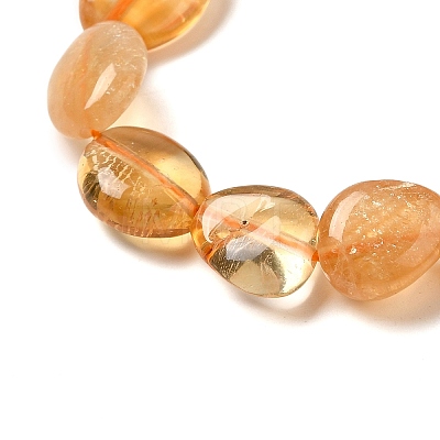 Natural Citrine Beads Strands G-L608-A09-02-1