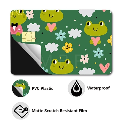 PVC Plastic Waterproof Card Stickers DIY-WH0432-048-1