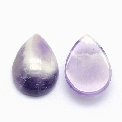 Natural Amethyst Cabochons G-E491-B-06-1