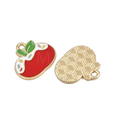 Christmas Themes Alloy Enamel Pendants ENAM-Z023-01G-03-1