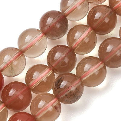 Natural Andesine Feldspar Beads Strands GG-CBA0251-A01-9mm-1
