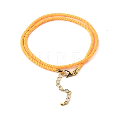 Nylon Milan Cord Necklace Making MAK-M028-01G-27-1