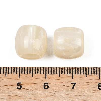 Opaque Resin European Beads RESI-C070-03-1