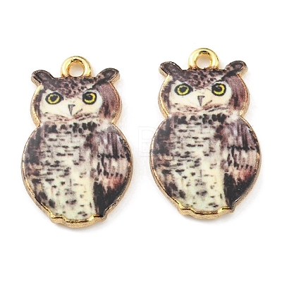 Printed Alloy Pendants ENAM-D051-16G-07-1