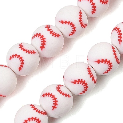 Handmade Polymer Clay Beads Strands PY-CBAEC33-01I-1