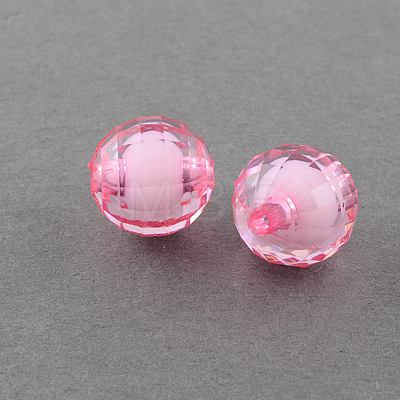 Transparent Acrylic Beads TACR-S086-14mm-M-1