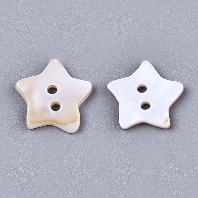 2-Hole Freshwater Shell Buttons SHEL-S276-138A-01-1