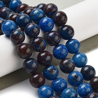 Natural Blue Opal Beads Strands G-H045-A02-6MM-1