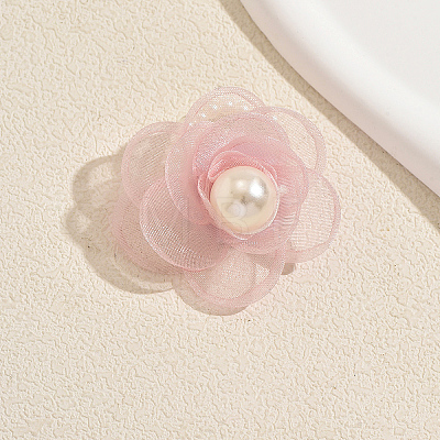 Chiffon with Plastic Pearl Finger Rings for Women XQ9924-1-1