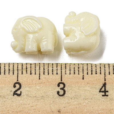 Opaque Resin Animal Beads RESI-H158-01-1
