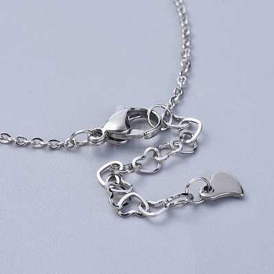 304 Stainless Steel Charm Anklets AJEW-AN00265-04-1