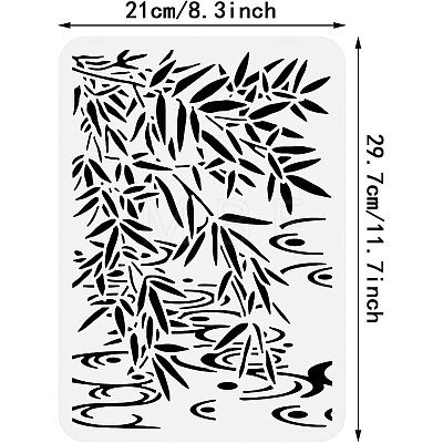 Plastic Drawing Painting Stencils Templates DIY-WH0396-0088-1