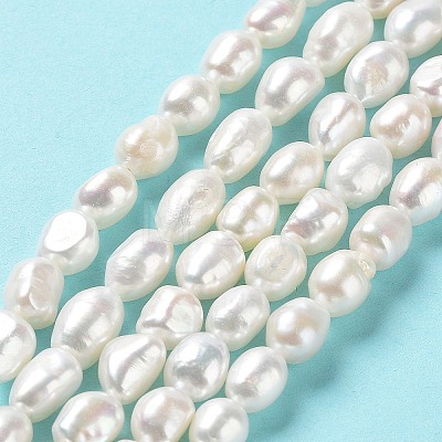 Natural Cultured Freshwater Pearl Beads Strands PEAR-Z002-18-1
