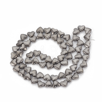 Electroplate Non-magnetic Synthetic Hematite Beads Strands X-G-T061-101I-1