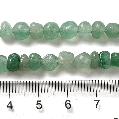 Natural Green Aventurine Beads Strands G-D081-A09-1