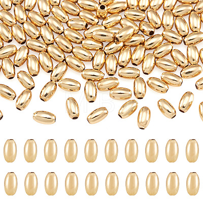 100Pcs Brass Beads KK-TA0008-90-1