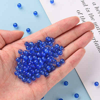 Transparent Acrylic Beads MACR-S370-A6mm-751-1