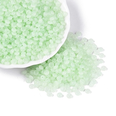 Transparent Glass Seed Beads SEED-Q041-01J-1