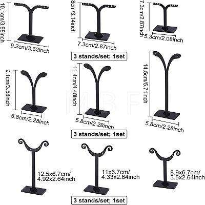 Fingerinspire Black Pedestal Display Stand EDIS-FG0001-22-1