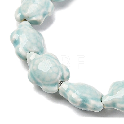 Handmade Porcelain Beads Strands LAMP-G140-02H-1