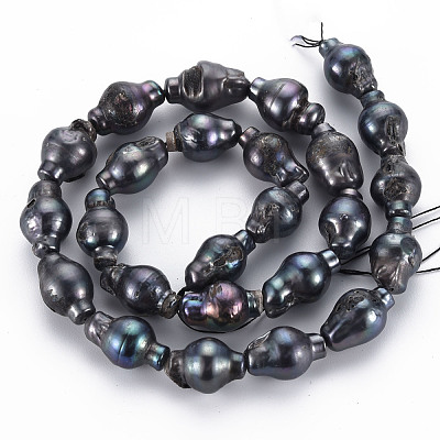 Natural Keshi Pearl Beads Strands PEAR-S021-151-1