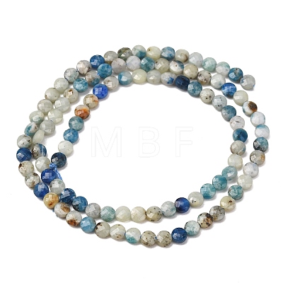Natural Blue Azurite Beads Strands GG-CBA9631-D15-01-1