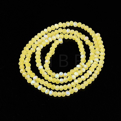 Transparent Glass Beads Strands EGLA-A044-T1mm-MB29-1