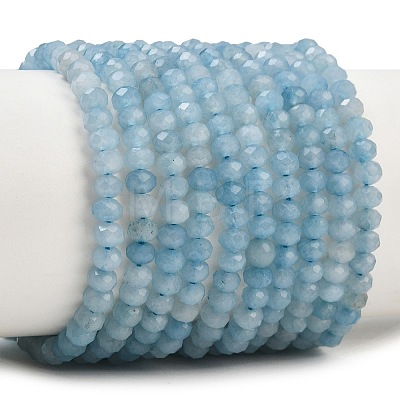 Dyed Natural Whie Jade Beads Strands GG-CBAF9EE-A24-3x4mm-1