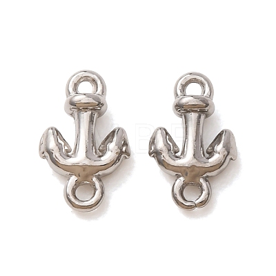 304 Stainless Steel Connector Charms STAS-N124-61P-1