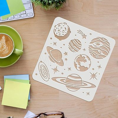 Plastic Reusable Drawing Painting Stencils Templates DIY-WH0172-383-1