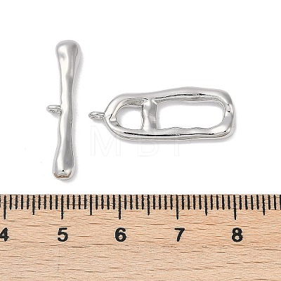 Brass Toggle Clasps KK-Q030-13P-1